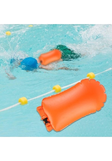 Ganzhoushop Yüzme Yürüyüş Turuncu Suntek Uygun Havuz Göl 55cmx38cm Nw Turuncu