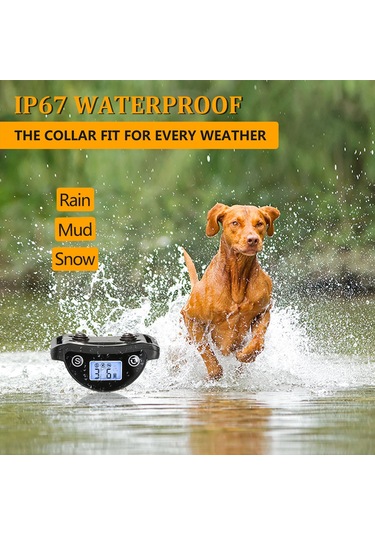 Köpek Havlama Tasması Büyük Orta Büyük Köpekler İçin Havlama Önleyici Eğitim Tasması Bip Titreşim Şo-