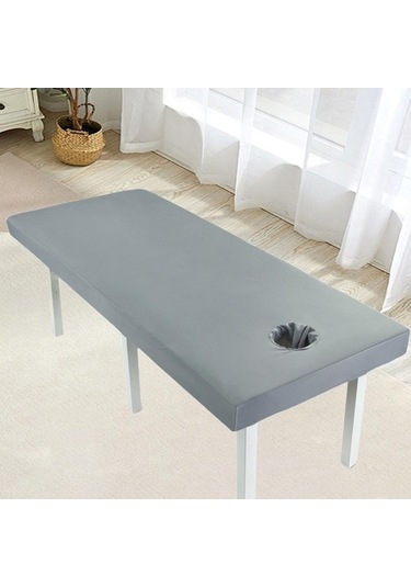 Ganzhoushop Yumuşak Tablo Suntek Su Masajlı Konforlu Kayma Gri-60x185cm Doku Tv