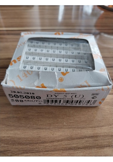 Klemsan 5x5 Baskılı etiket U