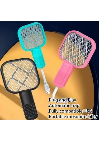 Zyzqstore Türkçe Elektrikli Sivrisinek Sineklik Uv Işık Kanca Böcek Havada Avlayan Şarjlı Model