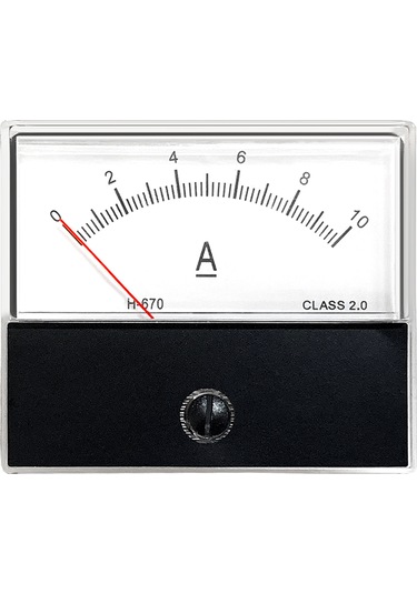 Lemestar Dc Akım Ölçer Cq-670, 0-10a Aralığı, 2.0 Sınıf Doğruluk, Keskin Okuma Ölçeği Ve Hassas Ayar Tuşu