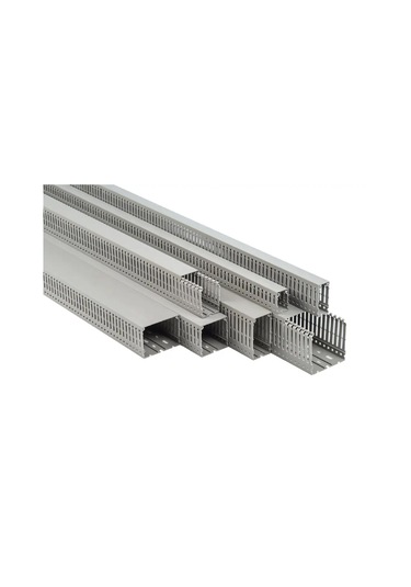 Plastim Pdk6040 ,60x40mm Gri/2mt Delikli Kablo Kanal