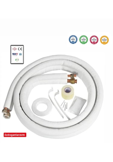 Klima Montaj Seti Boru Çapı : 1/4-3/8 Uzunluk 3 Metre 50