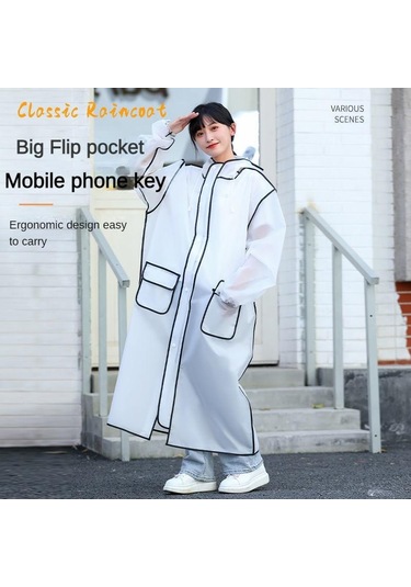 Erkekler Ve Kadınlar İçin Yeni Yağmurluklar Yağmur Fırtınası Kalınlaşmış Uzun Tam Vücut Yetişkin Bisiklet Yürüyüş Elektrikli Araç Yağmur Panço Beyaz Erkekler Ve Kadınlar İçin Yeni Yağmurluklar Yağmur Fırtınası Kalınlaşmış Uzun Tam Vücut Yetişkin Bisiklet Yürüyüş Elektrikli Araç Yağmur Panço Beyaz