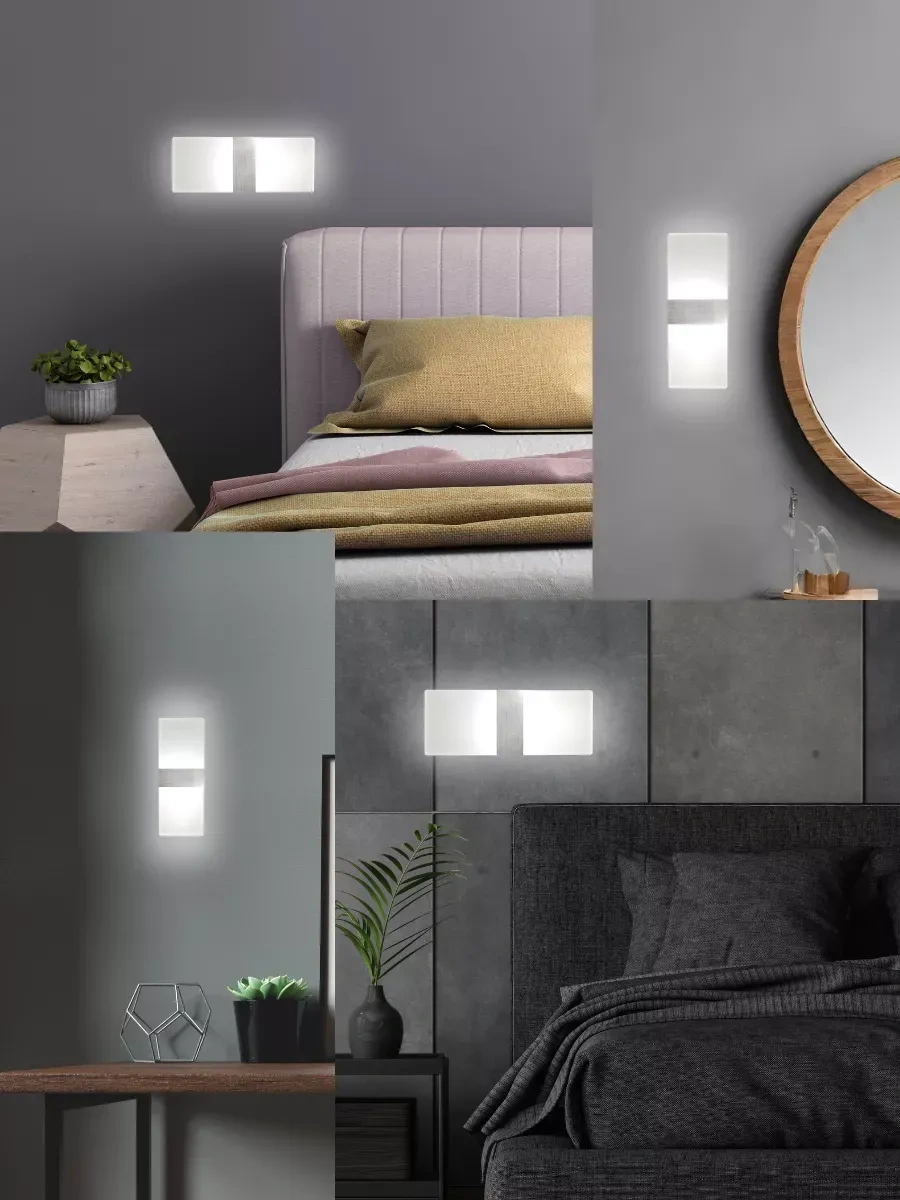 Lubimyj Svet Anahtarlı Duvar Tipi Led Lamba 155617245 Gri