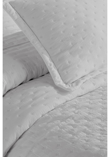 Elart Yatak Örtüsü 3 Parça Çift Kişilik Helena Gri