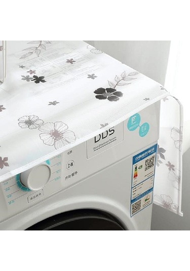 Sones Basit Baskı Buzdolabı Ev Aletleri Su Geçirmez Mutfak Depolama Toz Kapağı Balon