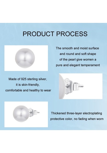 S925 Ayar Gümüş Zarif Deniz Kabuğu Küpe 12mm