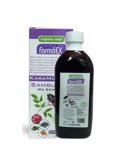 Farmaex Kara Mürver Eki Mix 150 ML