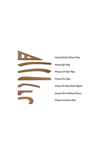 Riga Takımı Ahşap 7 Parça Ahşap