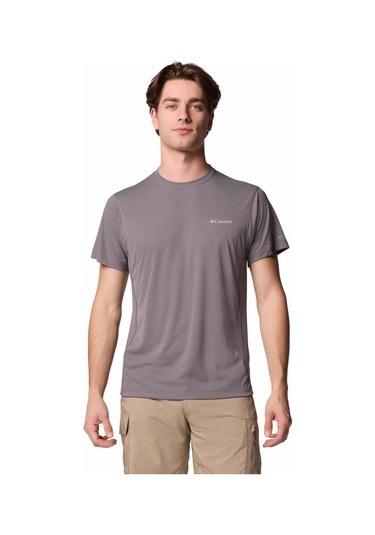 Zero Rules Light Erkek Kısa Kollu Tişört-8268 Koyu Gri