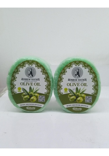 Hürrem Süngerli Banyo Sabun Zeytinyağlı 130 Gr 2 Adet