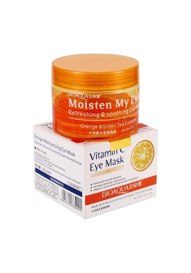 Bioaqua Vitamin C Portakallı Nemlendirici Sıkılaştırıcı ve Aydınlatıcı Göz Bakım Maskesi 36 x 80 G