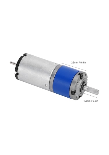 Aubyhe Dc12v 85 Rpm 22mm Planetary Dişli Motor - Elektrikli Fren Sistemi İçin Yüksek Torklu, Az Gürültülü Ve Dayanıklı