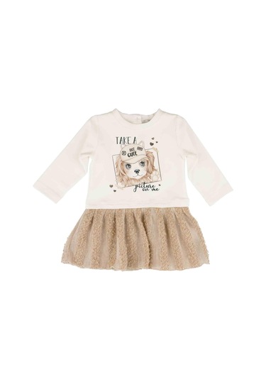 Best Kids Kız Bebek Dokulu Elbise Bb22Kk10023 001