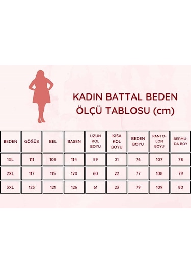 Alimer Kadın Büyük Beden Gri Çiçek Desen 3 Düğmeli Mevsimlik Uzun Kol Pijama Takımı Gri