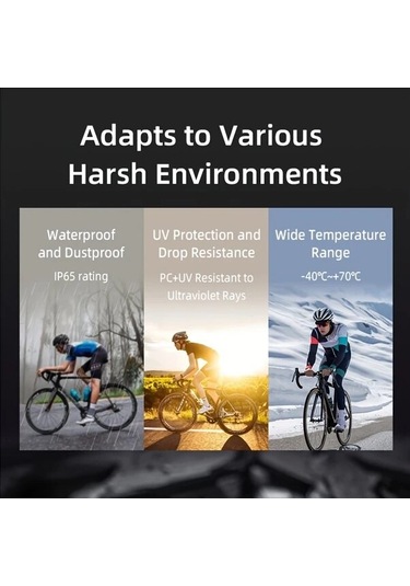 Siyah 5'li Akıllı Bisiklet Hırsızlık Alarmı 113db Ses, Dönüş Fren Sinyali, Ip65 Korumalı, 6 Ay Pil Ömrü