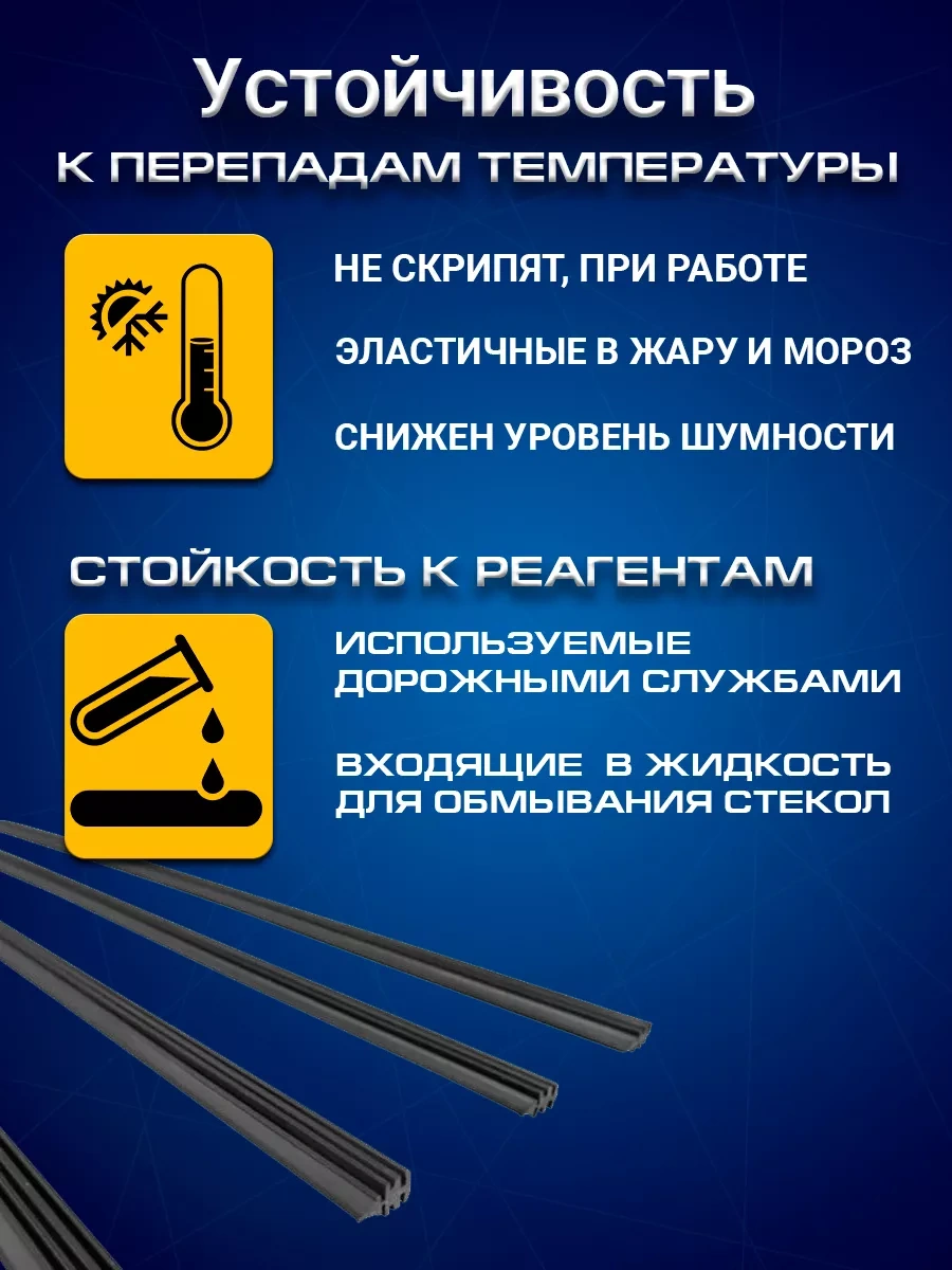 Rich Car Süngerli Cam Silecek Tahtayı 70cm 2 Adet 219892739