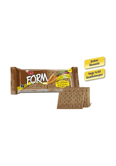 Eti Form Tam Çavdarlı Ekşi Mayalı Kepekli Bisküvi 24 x 45 G
