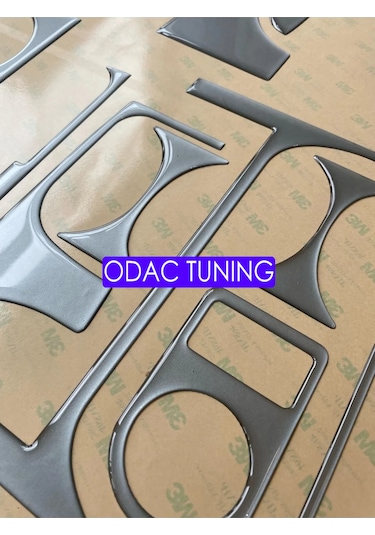 Citroen Berlingo 2002-2008 Torpido, Konsol, Trim Kaplama Gümüş