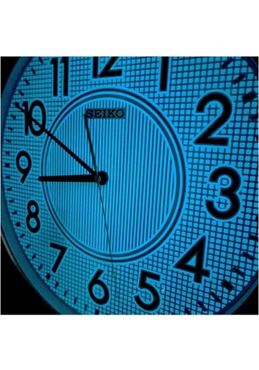 Seiko Qxa629s Sessiz Saniye Lumibrite Dekoratif Duvar Saati Kahverengi