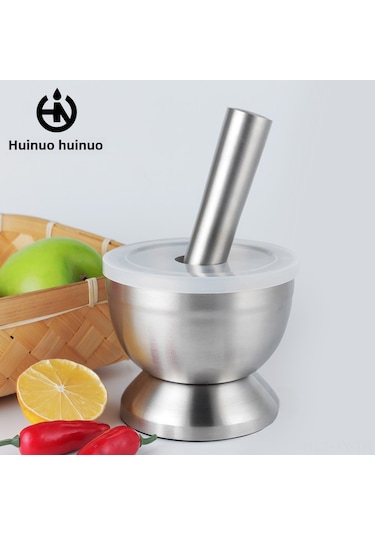 Teltree 304 Paslanmaz Çelik Ev Kullanımlı Mini Değirmen - Biber, Sarımsak Ve Baharatları Ezme/güdüleme Aleti Plastik Kapaklı Ayırmalı Küçük Boy Diğer