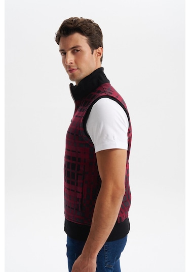 Arma Erkek Slim Fit Örme Desenli 3 İplik Şardonlu Dik Yaka Yelek %70 Pamuk %30 Polyester Y6sso9490 Bordo Arma Erkek Slim Fit Örme Desenli 3 İplik Şardonlu Dik Yaka Yelek %70 Pamuk %30 Polyester Y6sso9490 Bordo