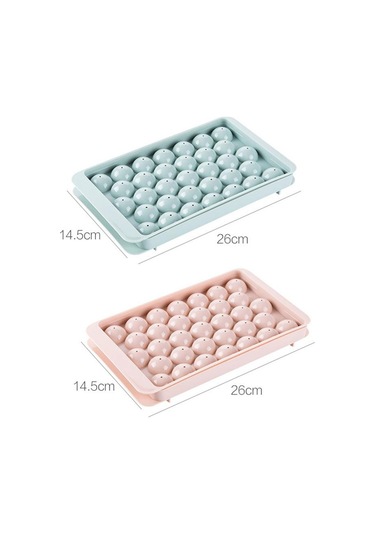 Küre Buz Kalıbı Kapaklı 33 Hazneli Yuvarlak Buz Kalıbı Kokteyl Sunum Buz Kalıbı Diğer