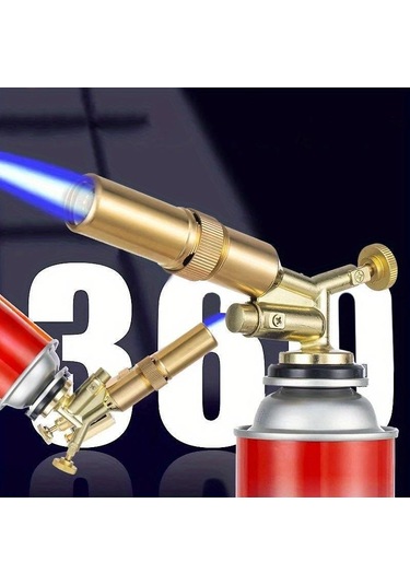 Pazly-taşınabilir Kaynak Meşalesi - Bütan Brülör, Alev Tabancası, Kamp & Mutfak İçin Sarı