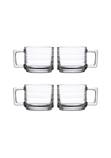 Paşabahçe 55833 Bricks 4'lü Çay-kahve Kupası 250 Cc