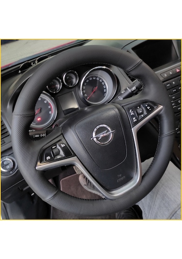 Opel Astra J Araca Özel Direksiyon Kılıfı Bombeli Derili Araclar