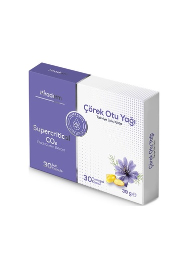 Miraderm Çörek Otu Yağı 30 Yumuşak Kapsül