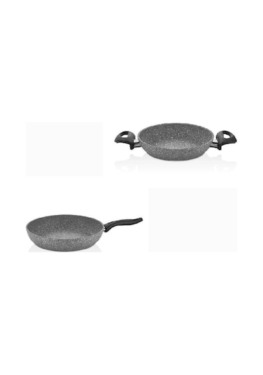 Falez 26 Cm Granit Tava Ve 22 Cm Granit Sahan Seti Granit