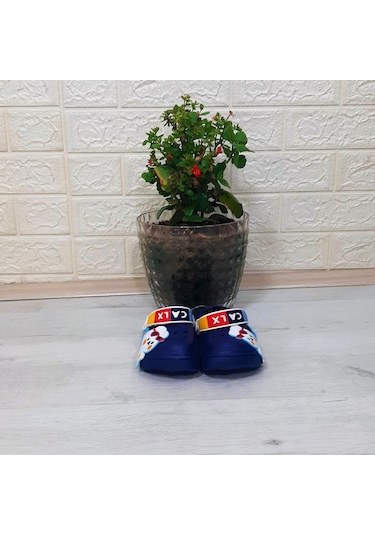 Calx 9041 Lacivert Beyaz Crks Erkek Çocuk Terlik 001