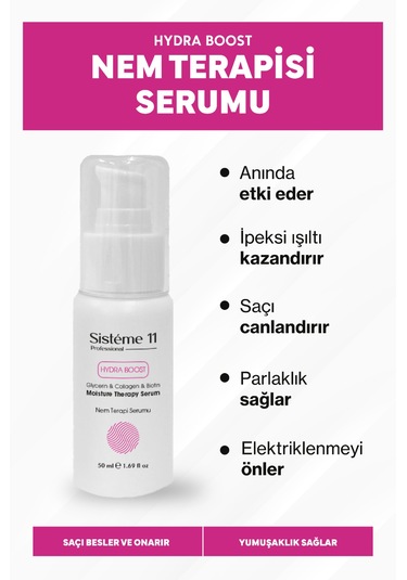 Sisteme 11 Nem Terapisi Saç Serum 50 Ml