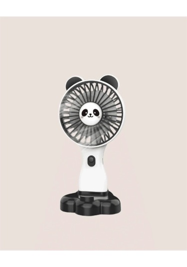Hayvan Figürlü Mini El Fanı Usb Şarjlı Sessiz Vantilatör