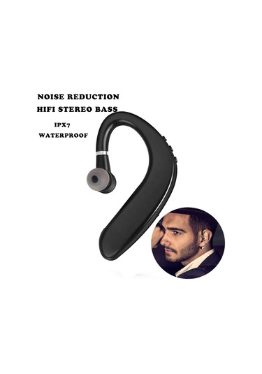 Qingmipy S109 Siyah Tek Kulaklı Bluetooth Kulaklık - Kablosuz Gürültü Engelleme Konuşma Ve Kulak夹ı