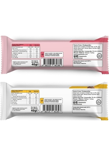 Waspco Protein Bar Karma Kutu 40Gram X 12 Adet