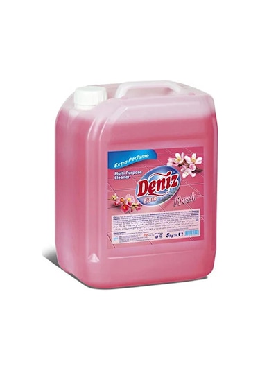 Deniz Flora Fresh Yüzey Temizleyici Yer Zemin Temizleyici Temizlik Sıvısı - 5 Kg. - Bidon