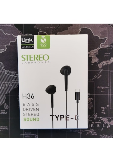 Linktech H36 Type-C Stereo Kulak İçi Kablolu Kulaklık