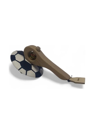 Fırtına Top Ahşap Topaç Mavi