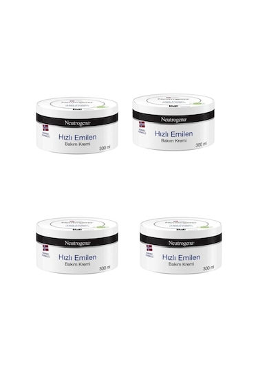 Norveç Formülü Hizli Emilen Bakim Kremi 300 Ml X 4