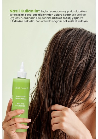 Biberiye Saç Sirkesi Arındırıcı Ve Canlandırıcı 250 ML