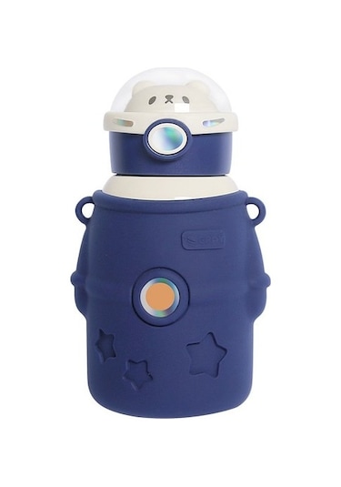 Cwecom PINEAPPLE88 Astronot Desenli Çocuk Çelik Matara 500 ML