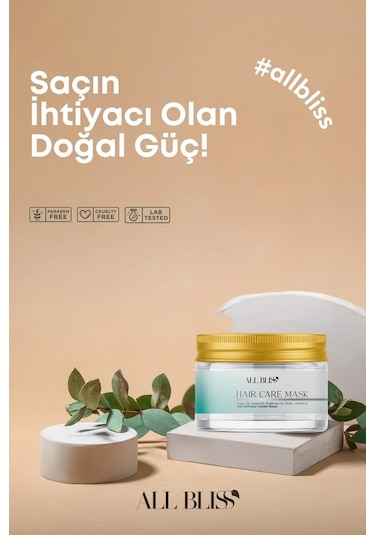 Bitkisel Keratinli Saç Bakım Maskesi 200 Ml