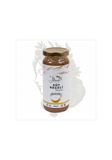 Alaçatı Naturel Muzlu Süt Reçeli 260 Gr