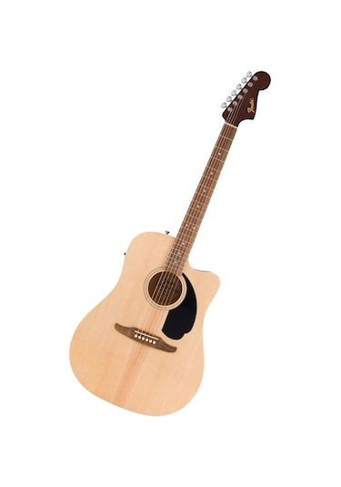 Fender California Debut Redondo Ce Dreadnought Ceviz Klavye Naturel Elektro Akustik Gitar
