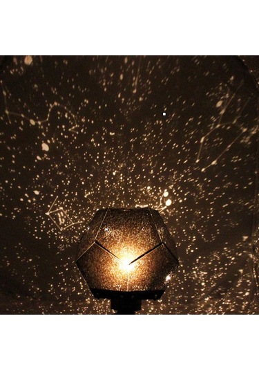 Hfambition Plastik Güneş Sistemi Projektörü - Sarı Işık Led Yıldız Gökyüzü, Usb/aa Pil İle Ev Ceiling Duvar Projeksiyonu