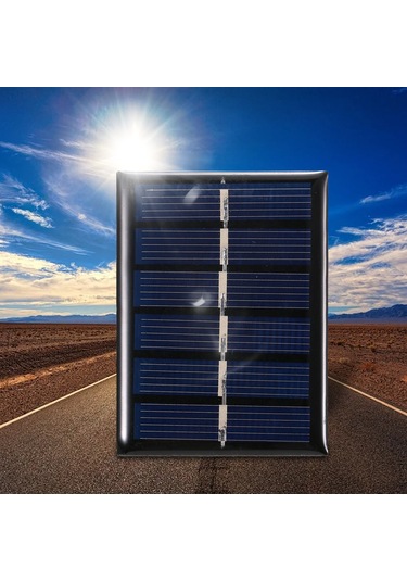 Maiyame 3v 0.3w 100ma Çok Kristal Silikon Güneş Paneli, Ip65 Su Geçirmez, 65x48mm, Led Lambalar, Oyuncaklar İçin Dıy Güneş Enerji Ünitesi